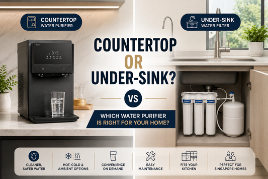 Countertop Water Purifier vs Under-Sink Water Filter: Which Is Better for Singapore Homes?